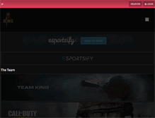 Tablet Screenshot of kingesports.com